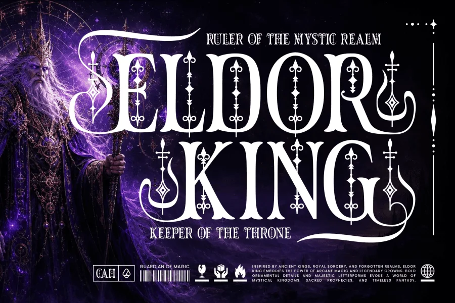 Rune Fate Font preview 2