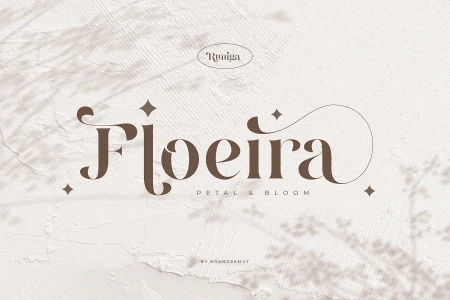 Runiga Font preview 10