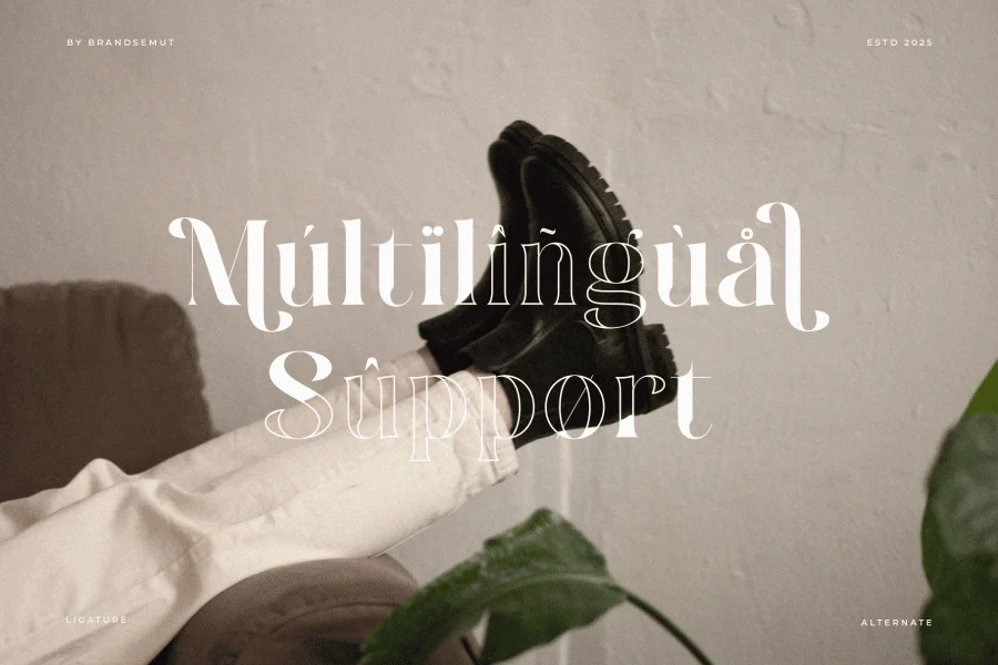 Runiga Font preview 3