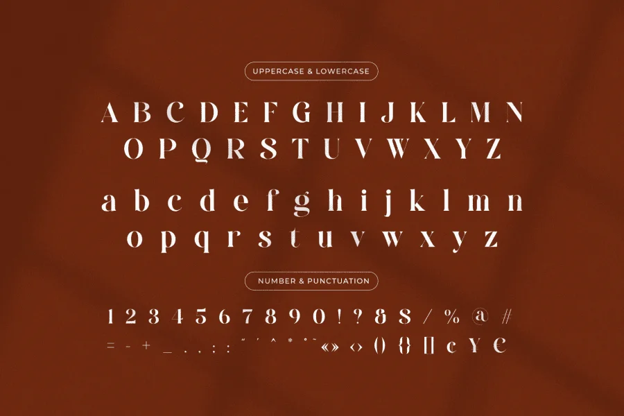 Runiga Font preview 7