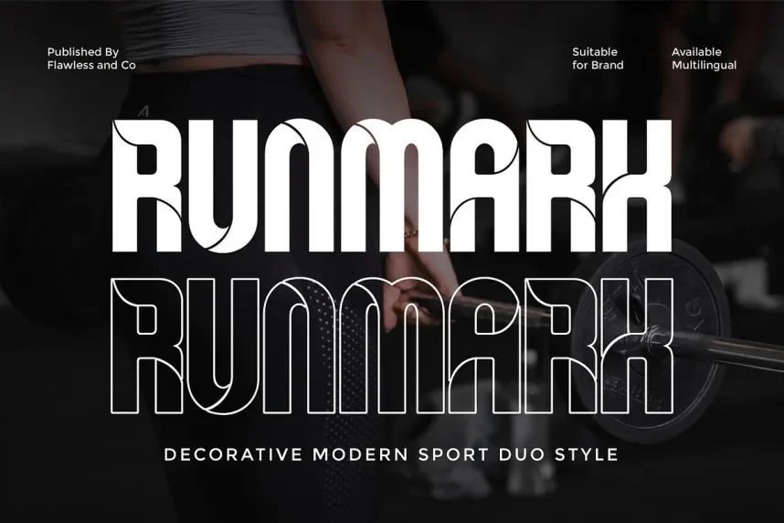 Runmark Font preview 2