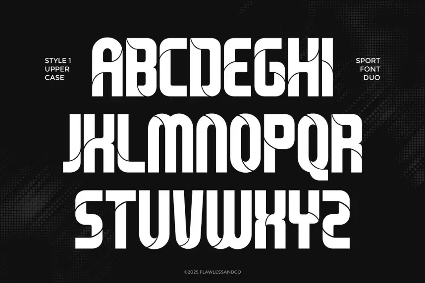 Runmark Font preview 6
