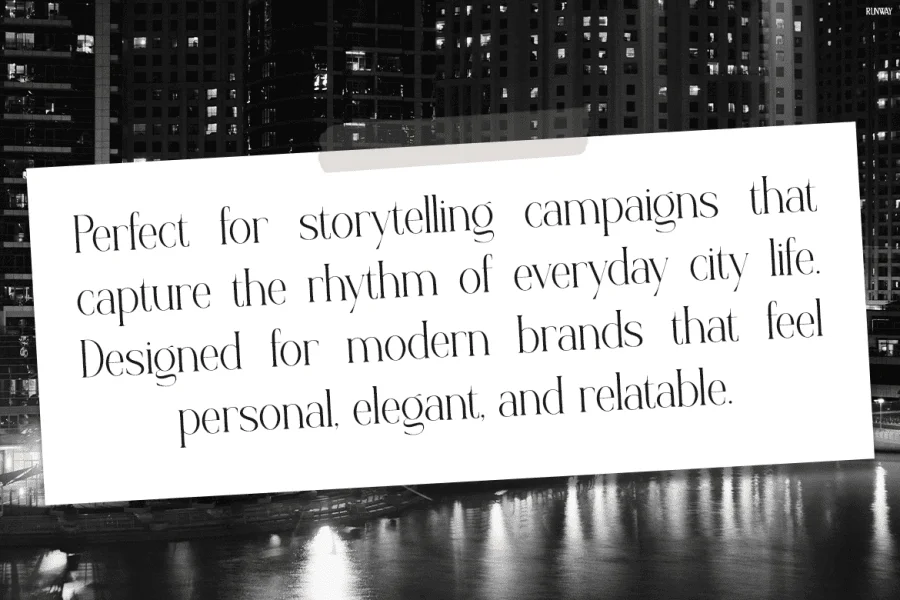 Runway Font preview 9