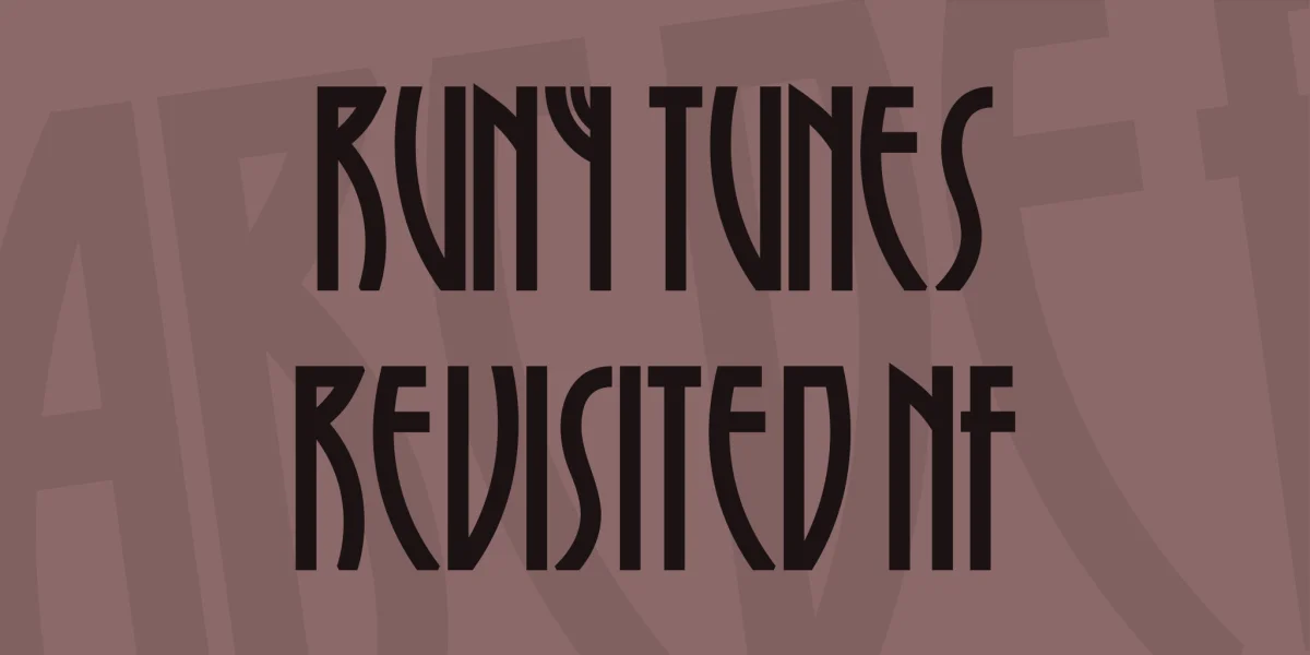 Runy Tunes Revisited NF Font