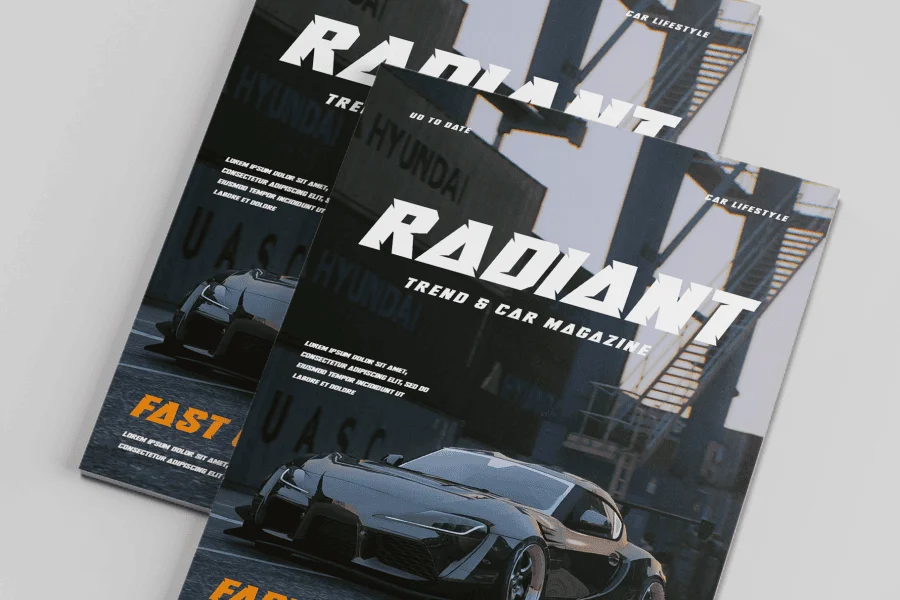 Rush Driver Font preview 3