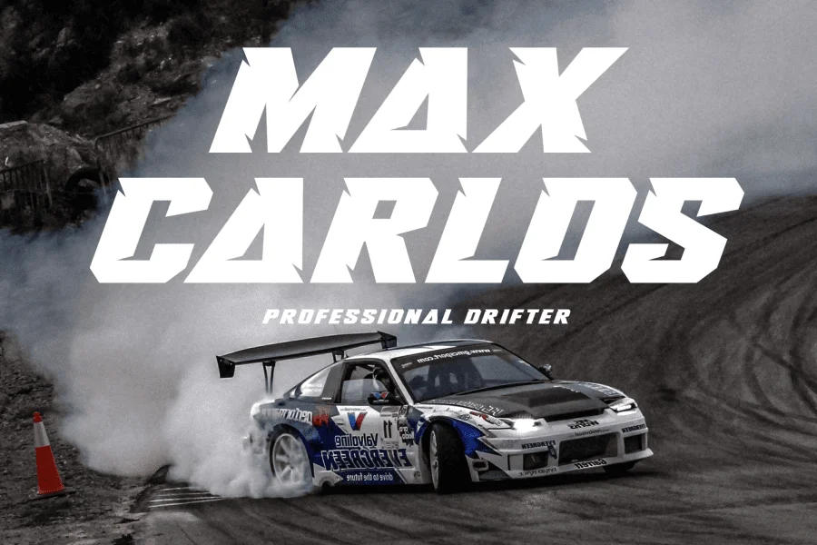 Rush Driver Font preview 8
