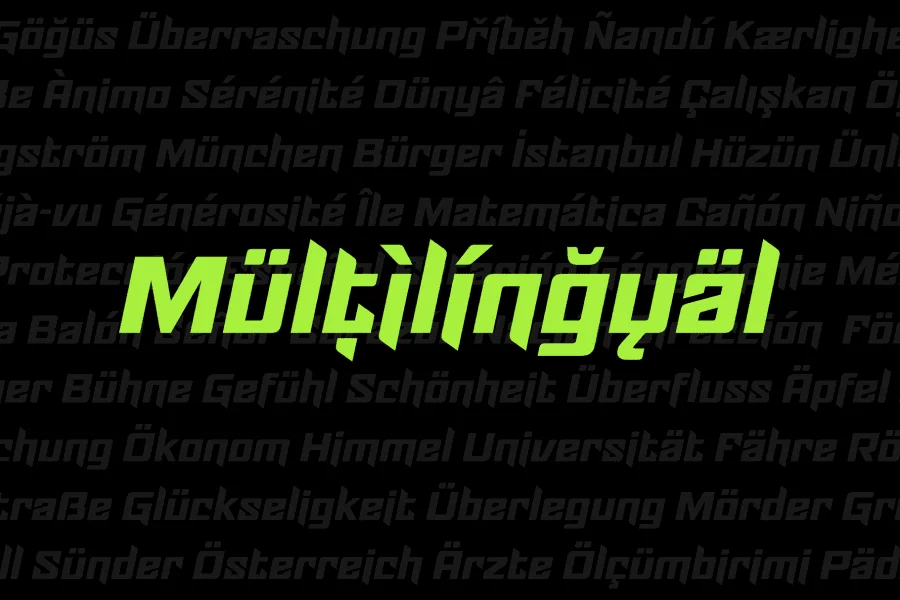 Rushblade Demo Font preview 7