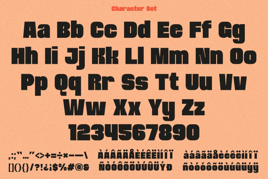 Rushel DEMO Font preview 4