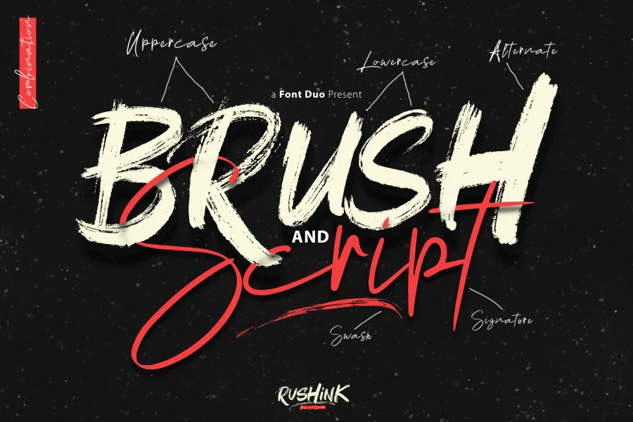 Rushink DEMO Font preview 9
