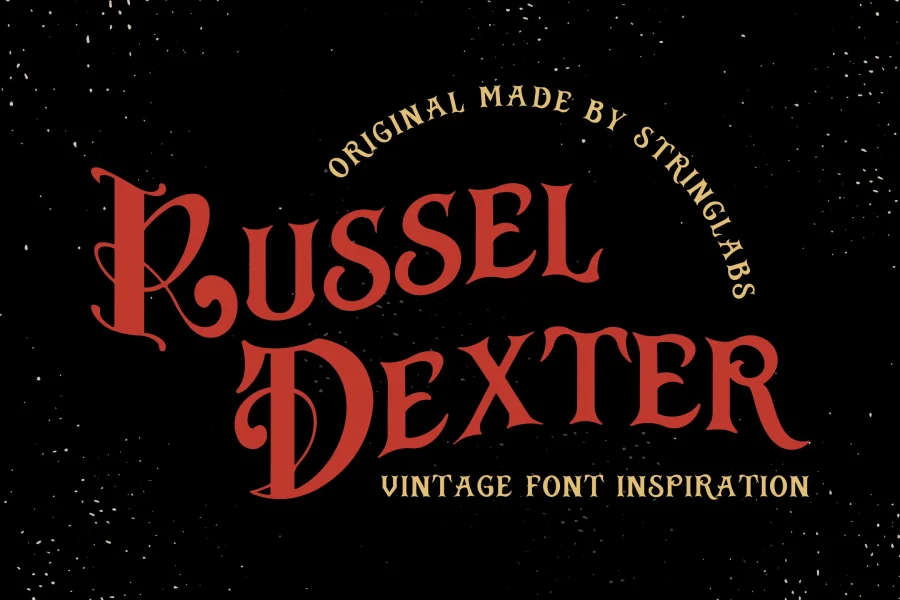 Russel dexter Font