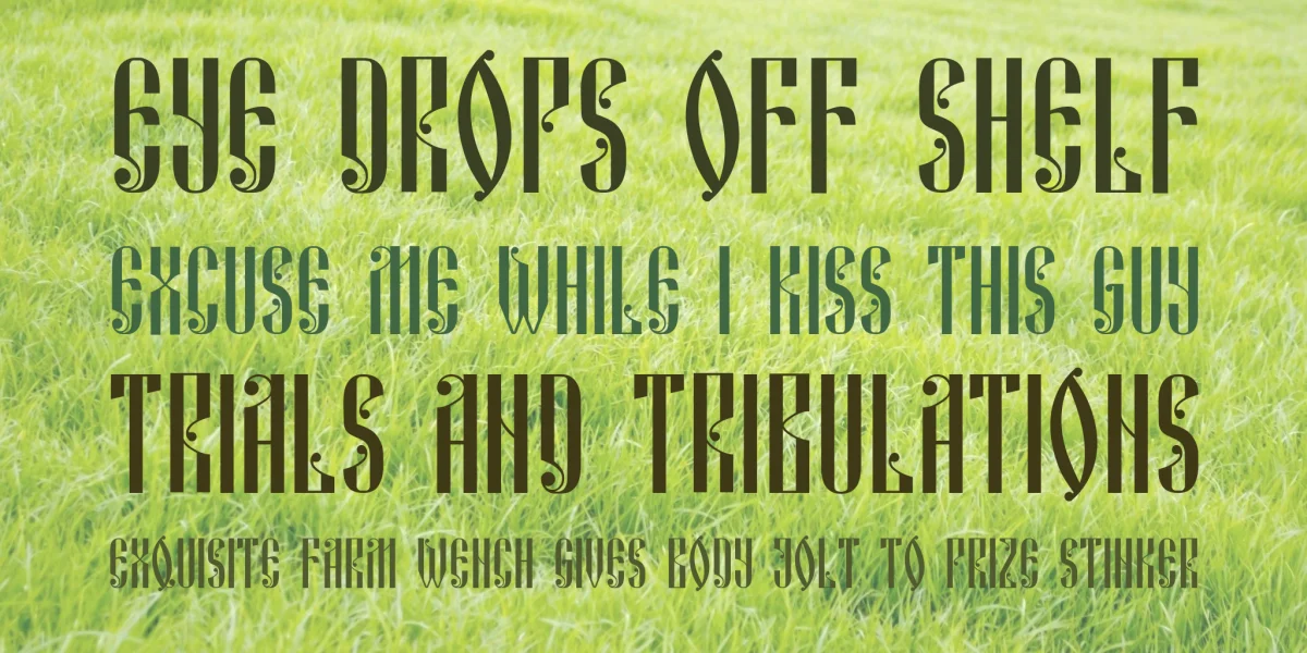 Russian Land Font Family preview 4