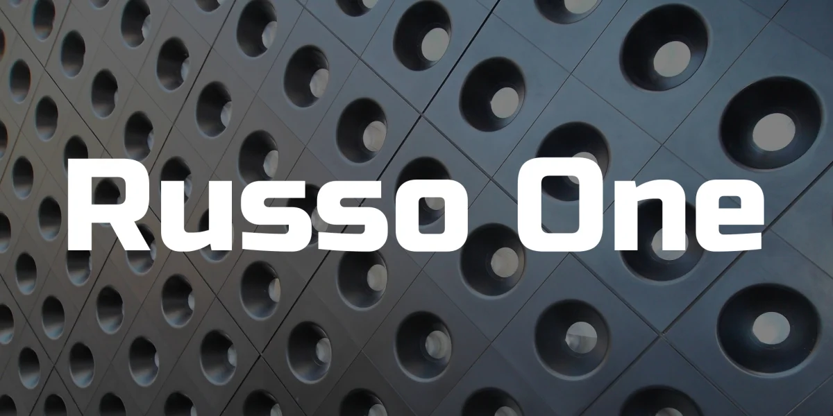 Russo One Font