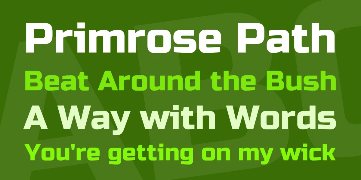 Russo One Font preview 2