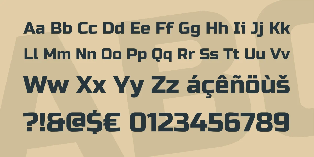 Russo One Font preview 3