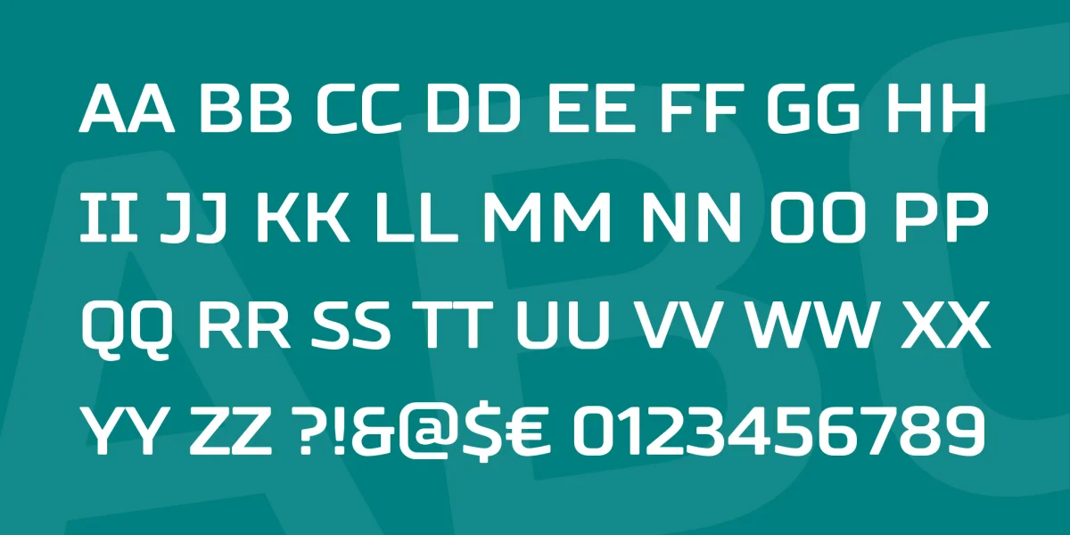 Russo Sans Bold Font preview 3
