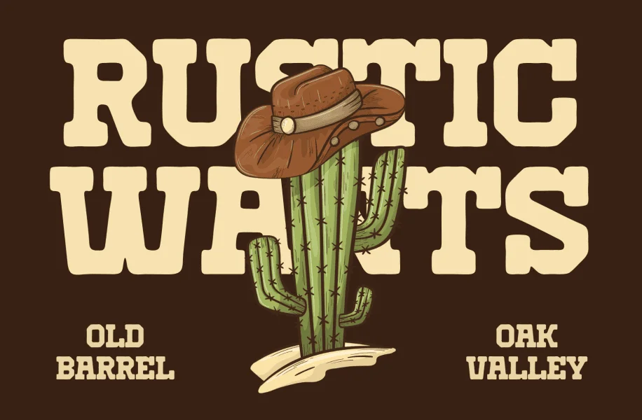 Rust Smoke Font preview 2