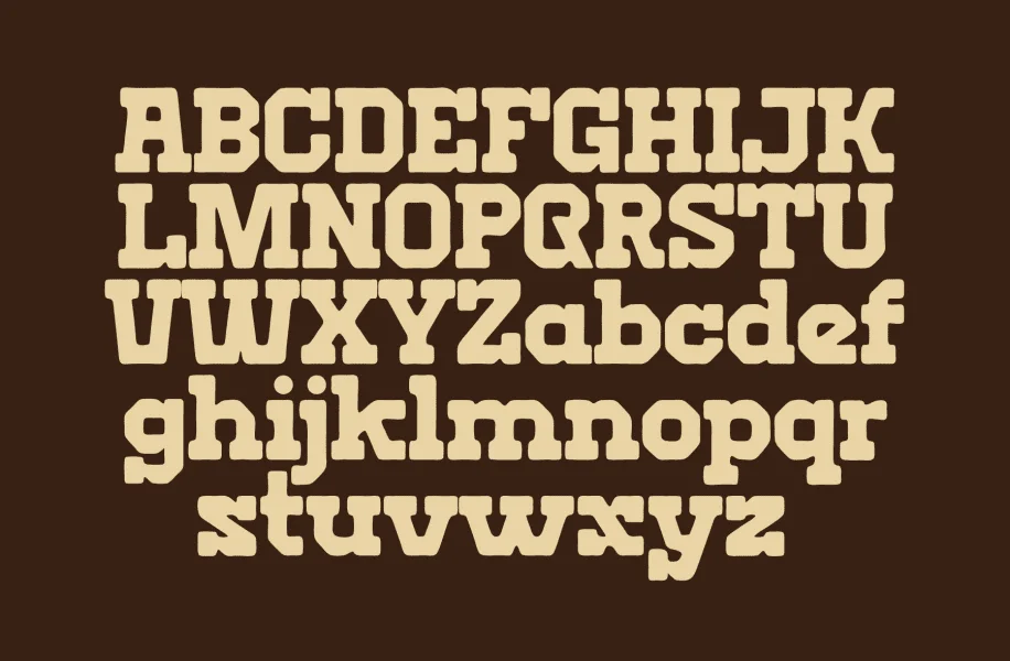Rust Smoke Font preview 5