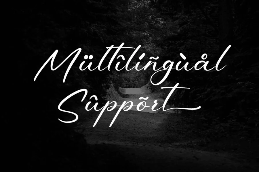 Rustic Roadway - Personal use Font preview 11