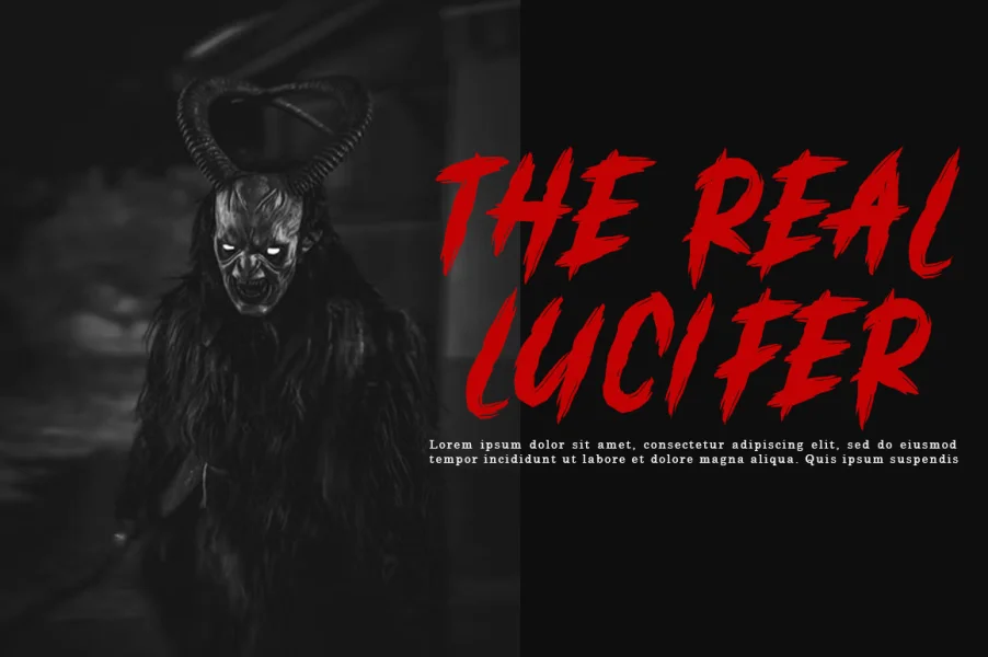 RUSTY ATTACK DEMO Font preview 4
