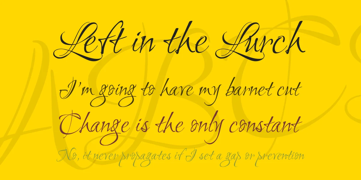 Ruthie Font preview 2