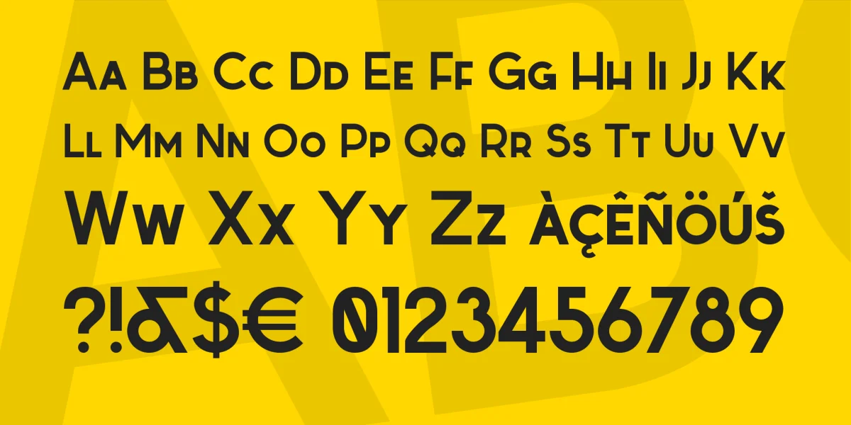 Sabado Font Family preview 3