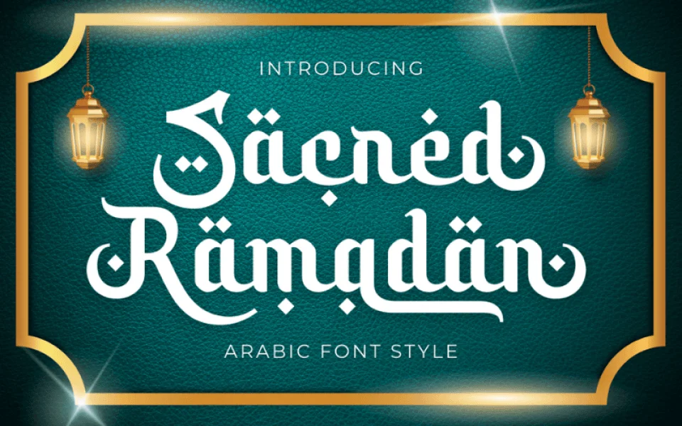 Sacred Ramadhan Font