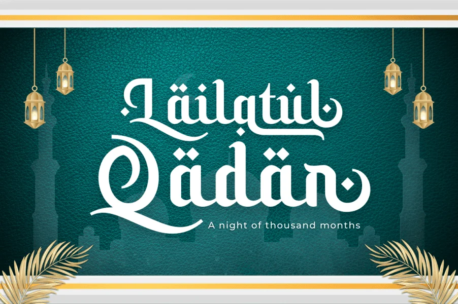 Sacred Ramadhan Font preview 4