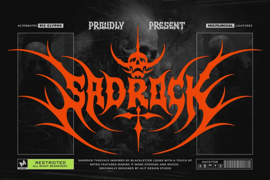 Sad Rock Font