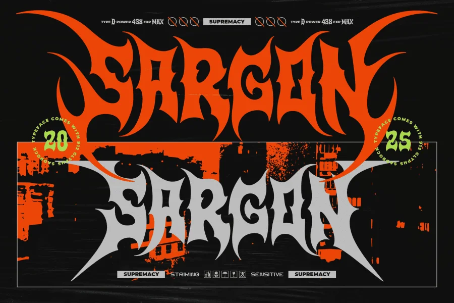 Sad Rock Font preview 7