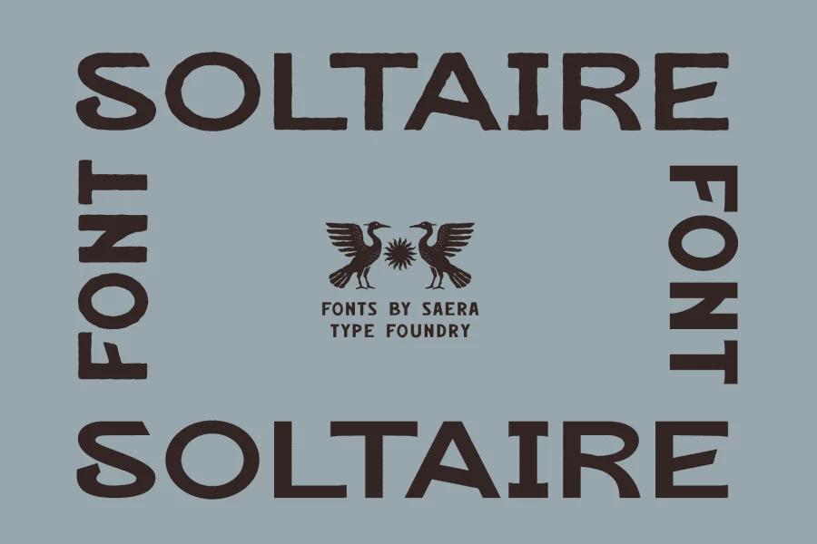 SAE Soltaire Font
