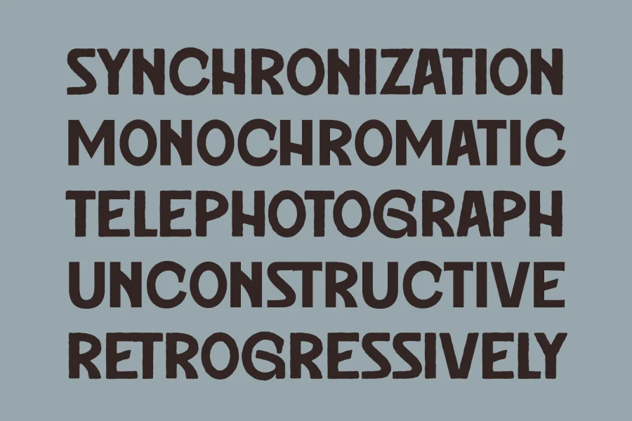 SAE Soltaire Font preview 12