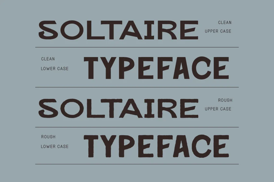 SAE Soltaire Font preview 14