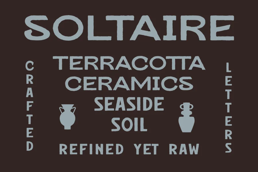 SAE Soltaire Font preview 8