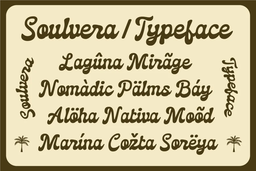 SAE Soulvera Font preview 6