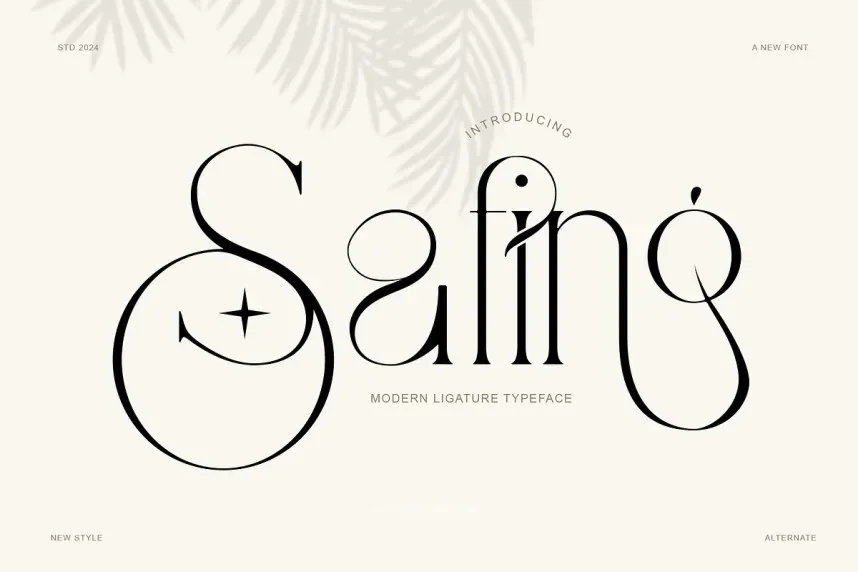 Safing Font preview 2