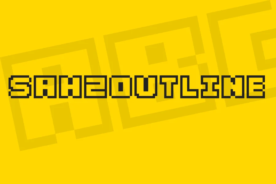 SaH2Outline Font