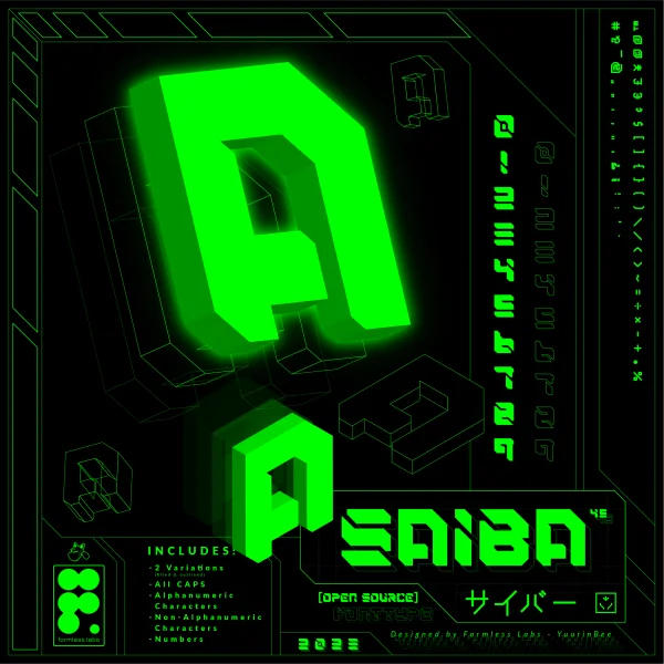SAIBA-45 Font Family preview 5