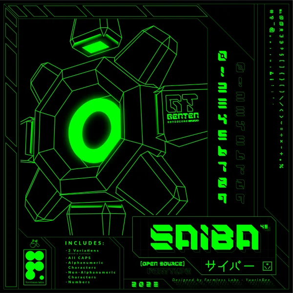 SAIBA-45 Font Family preview 6