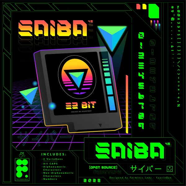 SAIBA-45 Font Family preview 9