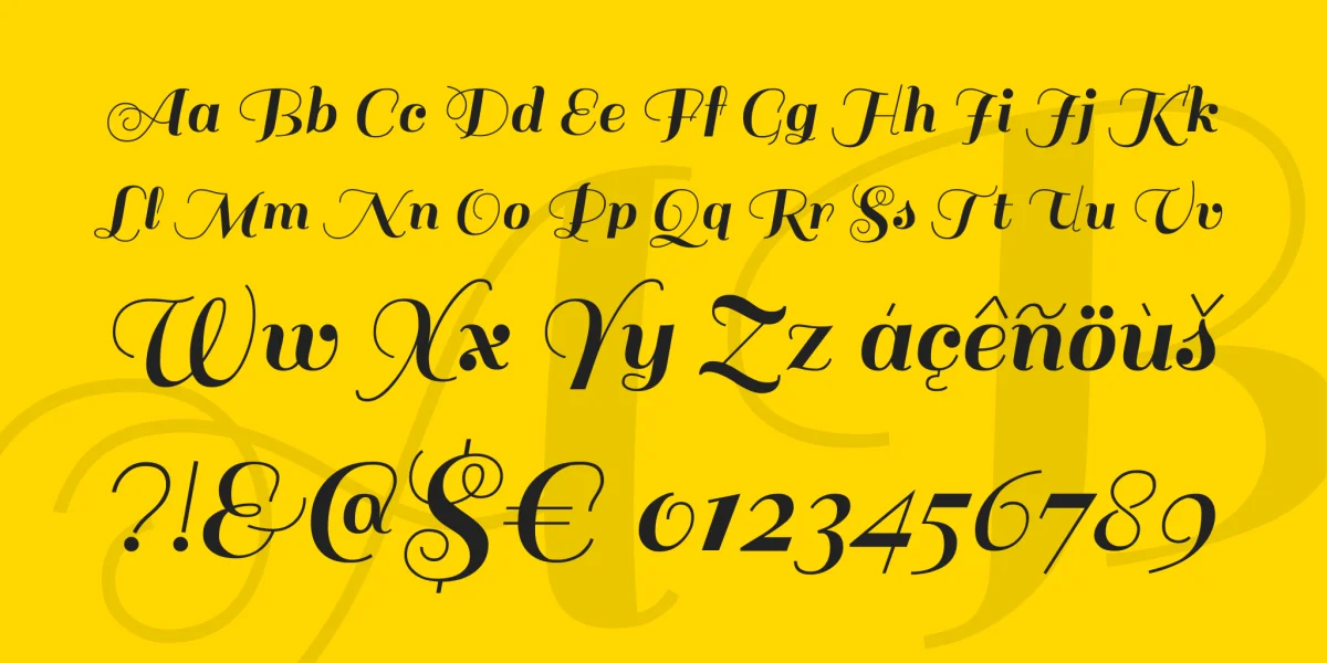 Sail Font preview 3