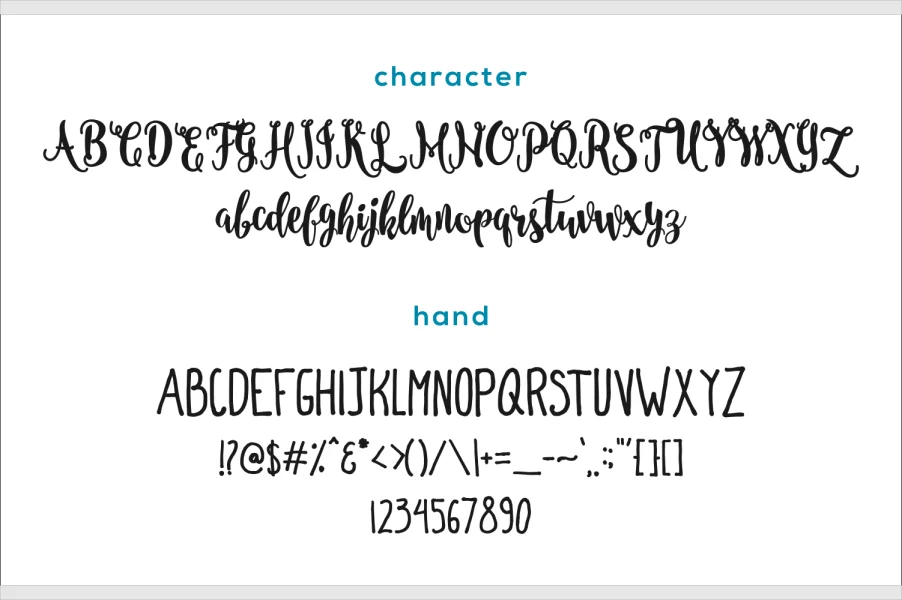 saila nurissalma Font preview 4