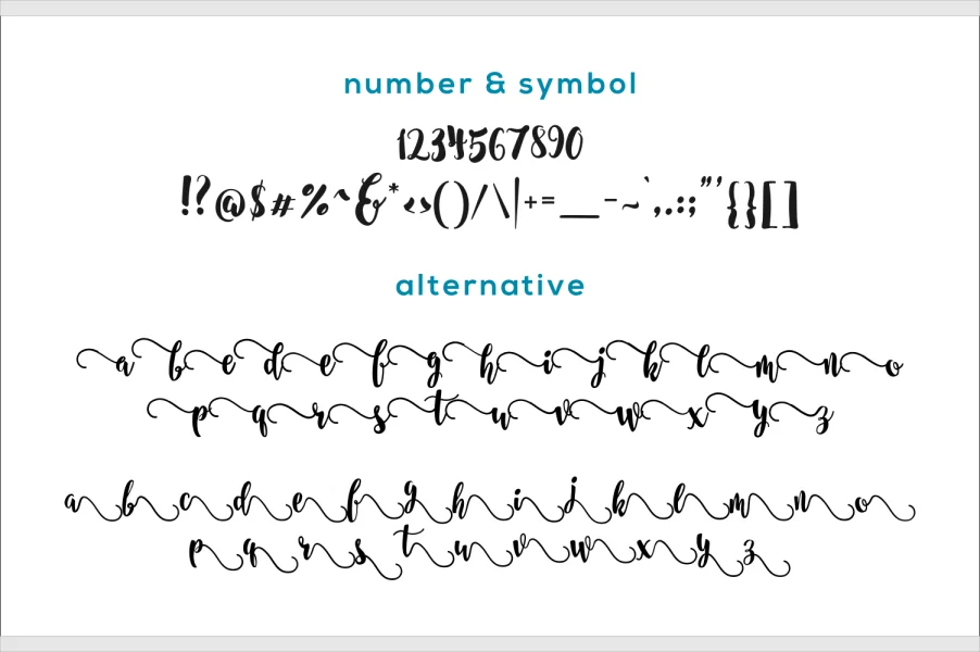 saila nurissalma Font preview 5