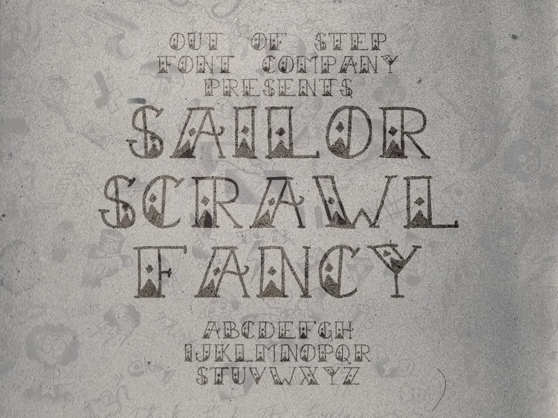 Sailor Scrawl Font Family