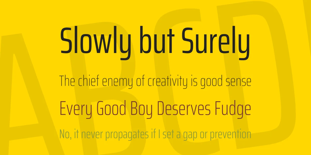Saira ExtraCondensed Font Family preview 2