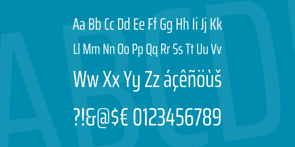 Saira ExtraCondensed Font Family preview 4