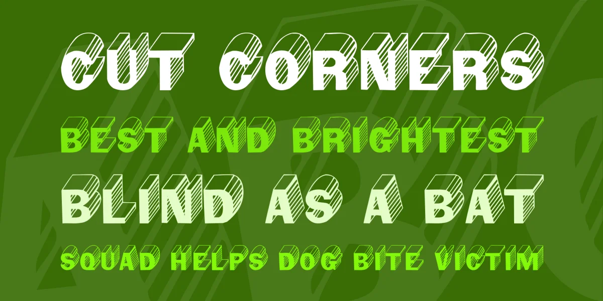 Salter Font preview 2