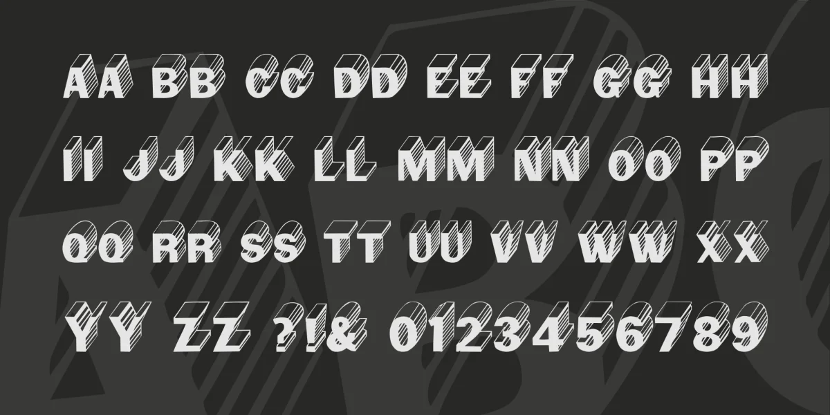 Salter Font preview 3