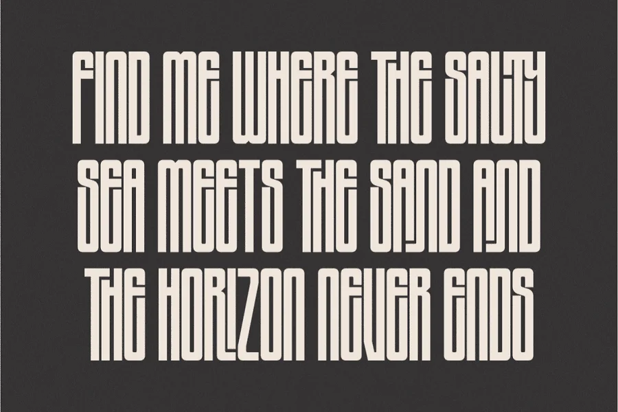 Salty Sans Font preview 2