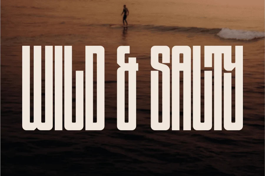 Salty Sans Font preview 3