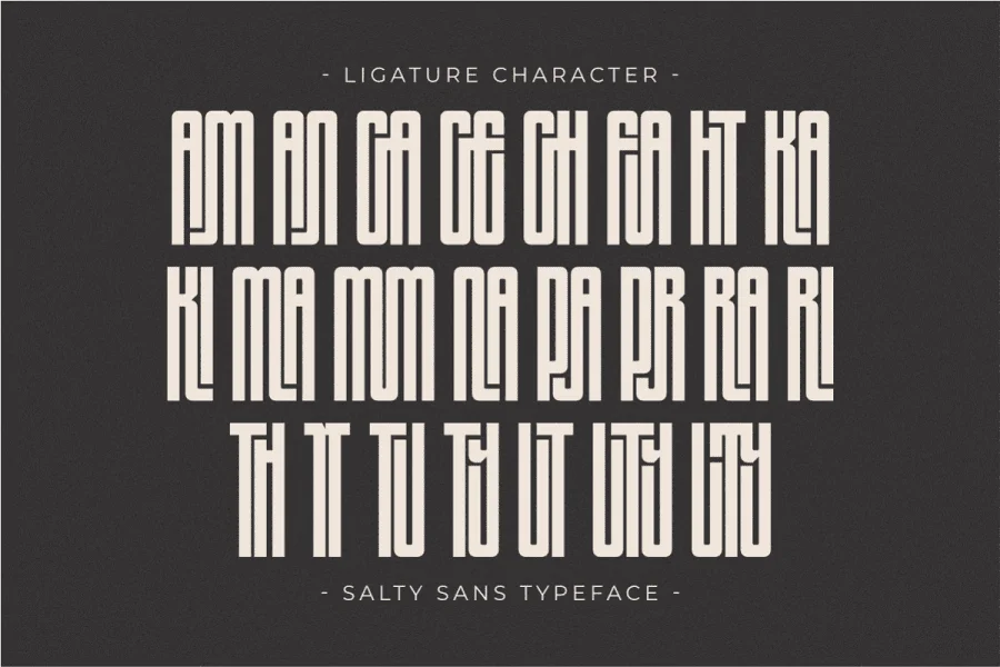 Salty Sans Font preview 8